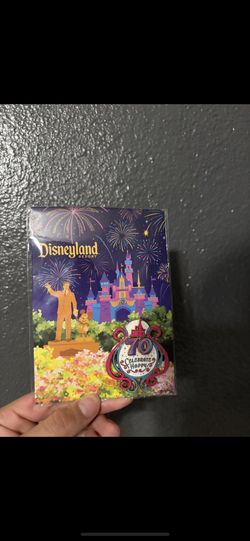 DISNEYLAND 70Th Anniversary Hat & Collectable Pin 
