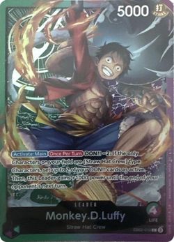 Luffy One Piece Soundloader w/ English card