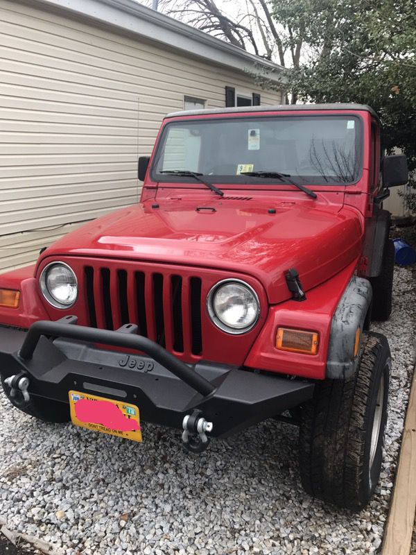 Jeep Wrangler- 4X4 6 cylinder and replaced engine with 89,000 miles
