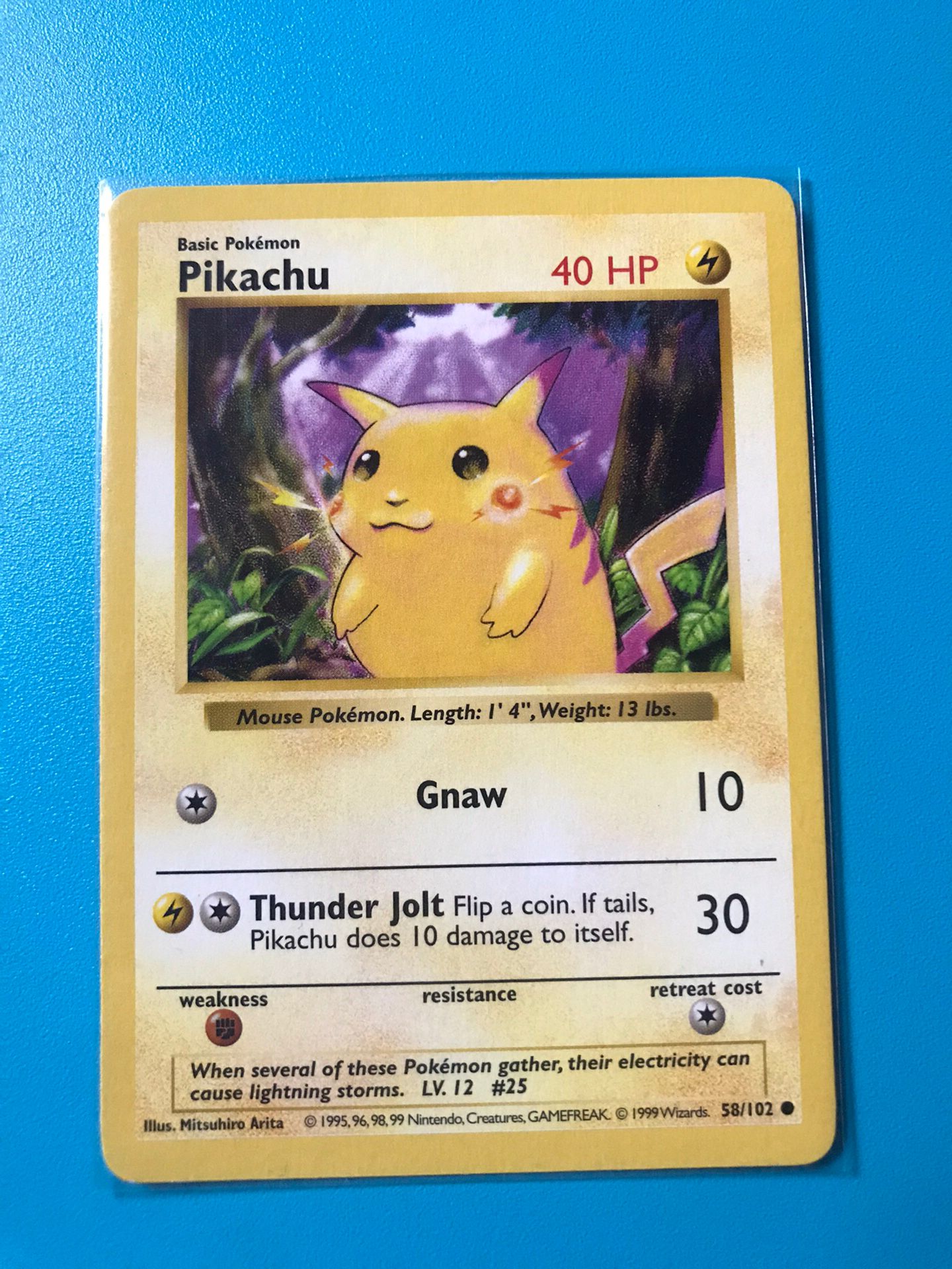 VERY RARE POKEMON CARD MISPRINT SHADOWLESS PIKACHU