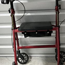 Rollator Walker With Seat