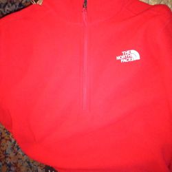 North Face Red Fleece/ Long Sleeve Jacket*NEW*