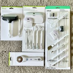 Cricut Essential Vinyl Tools Set &  Applicator  Remover & Rotary Cutter  Set 4