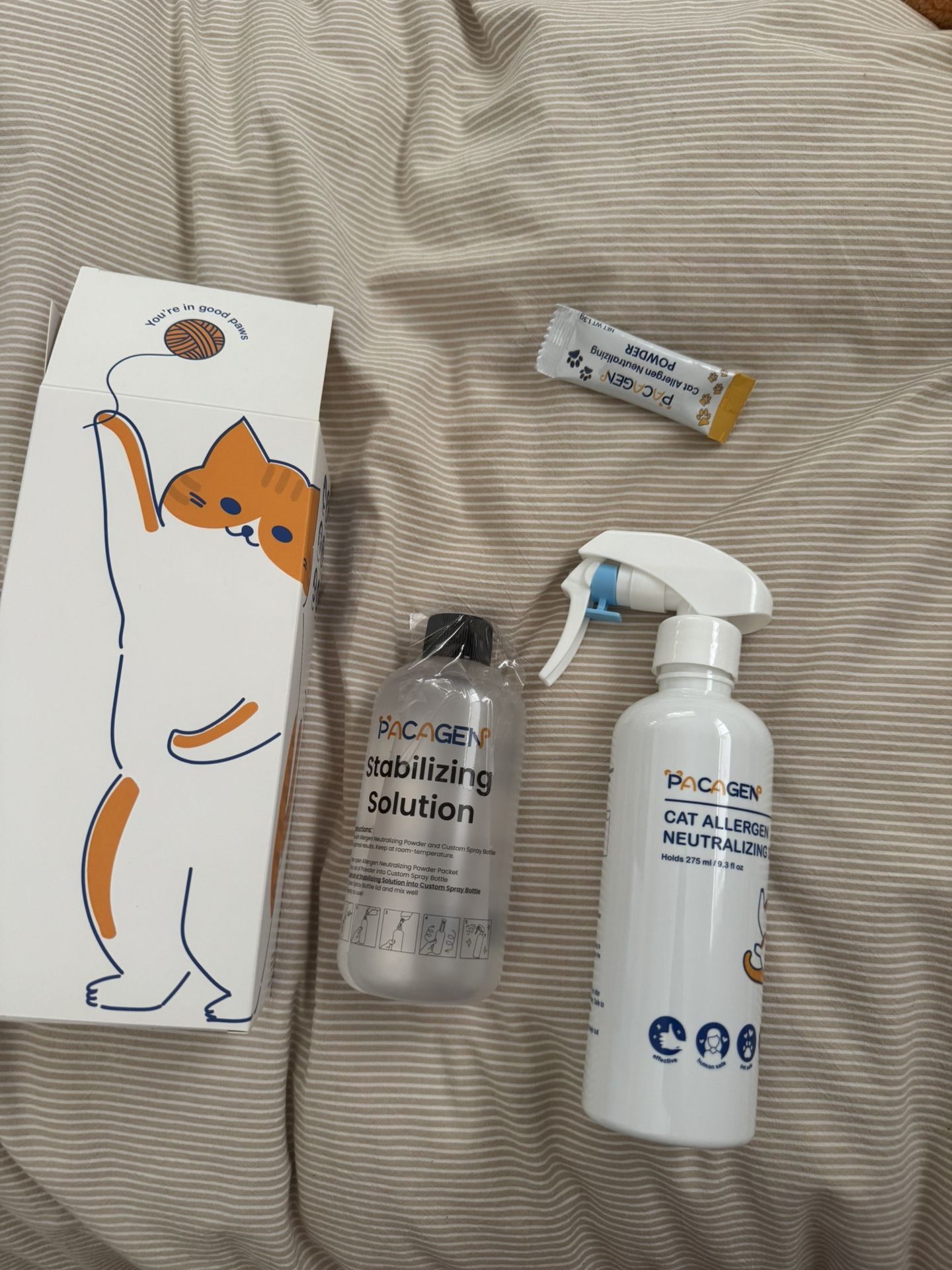 Unopened Pacagen Cat Allergy Solution