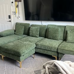 U Shaped Sectional Sofa Couch,