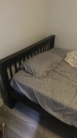 Full size bed with mattress free
