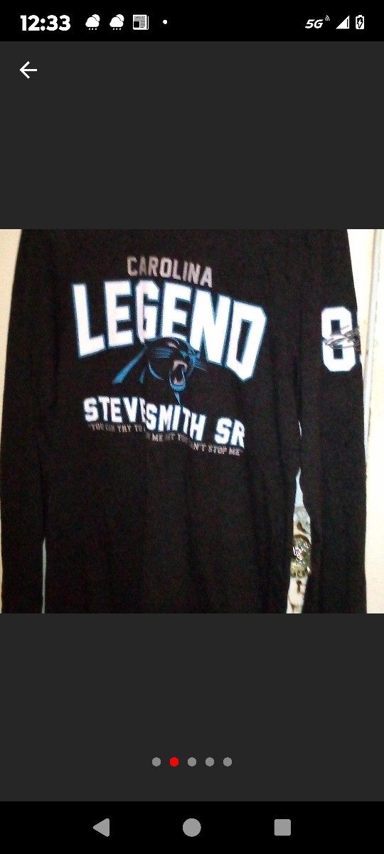 Carolina Panthers Legendary Steve Smith Signed