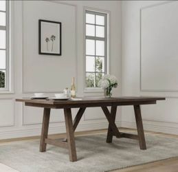 NIB- Flexsteel Watson 75” Wood Dining Table
- 
Table only