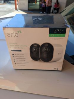Arlo Ultra+ 4K UHD Wire free Security (2) Camera System