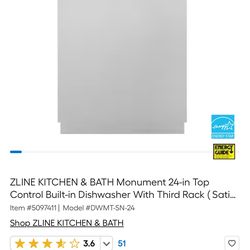 Zline Dishwasher
