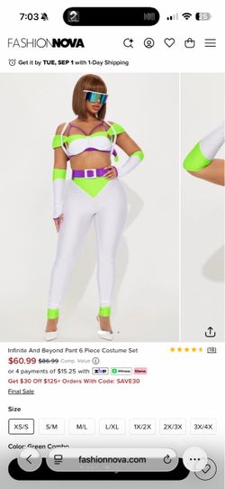 BUZZ LIGHTYEAR halloween costume from fashion nova