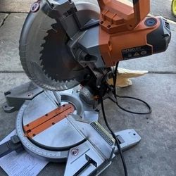 RIDGID R4113 15 Amp 10 in. Dual Miter Saw with LED Cut Line Indicator