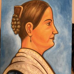 Oil Painting Portrait of a Woman by Carlos Bueno