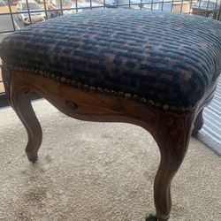 Antique Foot Stool Or Stool