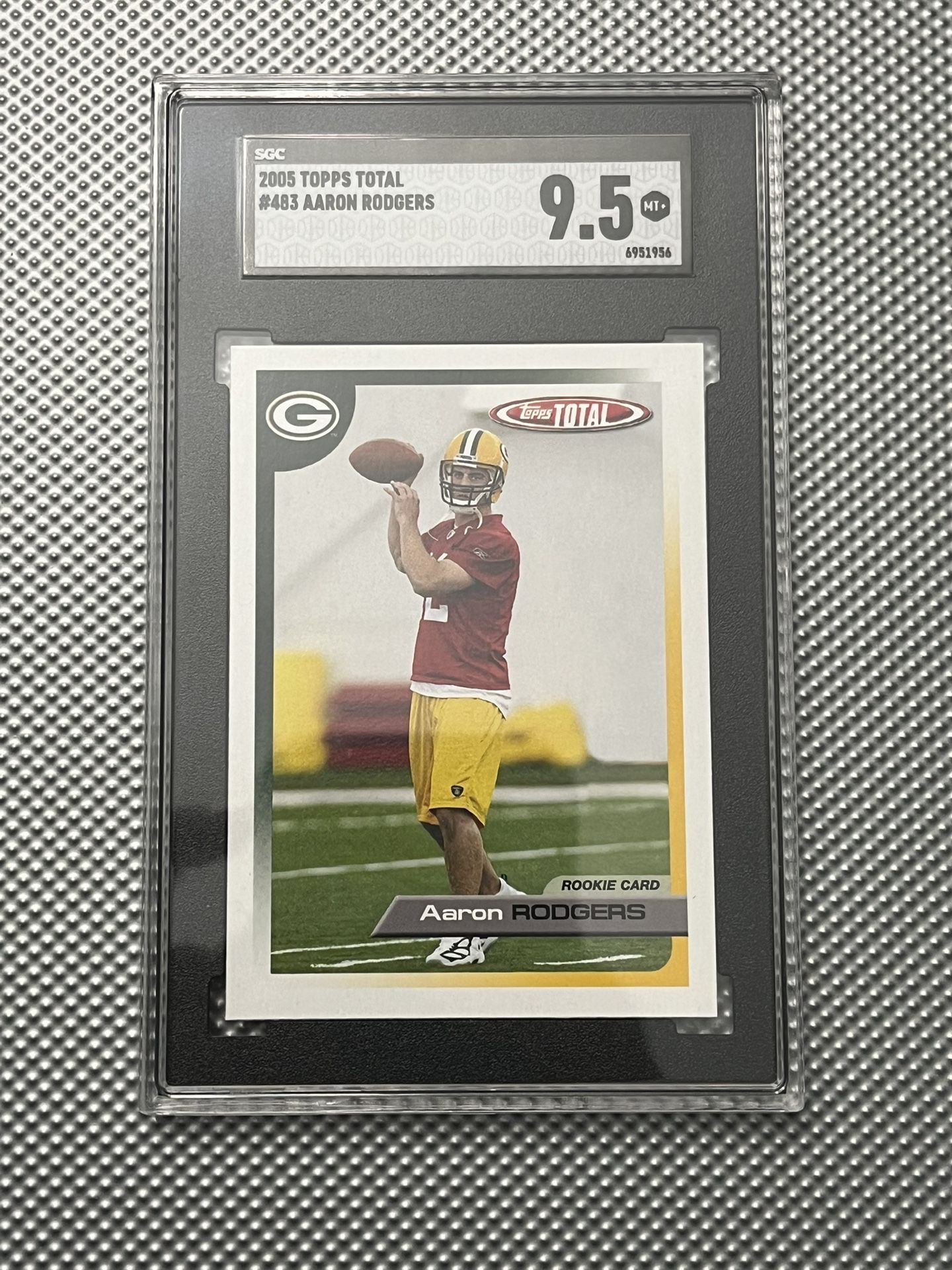 Aaron Rodger’s Rookie Topps Total 2005 SGC 9.5 Packers/Jets
