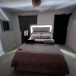 Bed frame With LED Light 