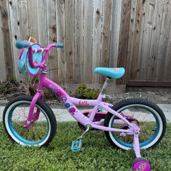 Girls Bike With Training Wheels