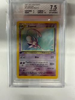 Espeon- 1st edition Neo Discovery 7.5