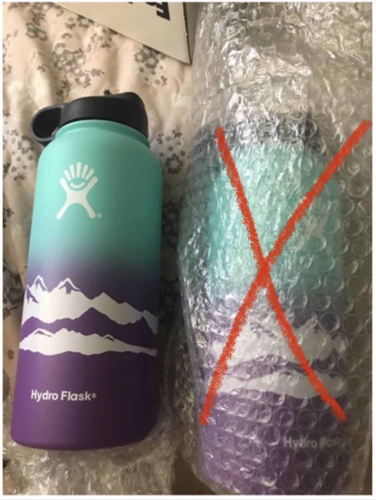 Hydro Flask 32 OZ Wide Mouth Limited Edition Peak Water Bottle
