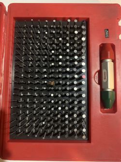 .061-.250 Pin Gage Set, Starrett.