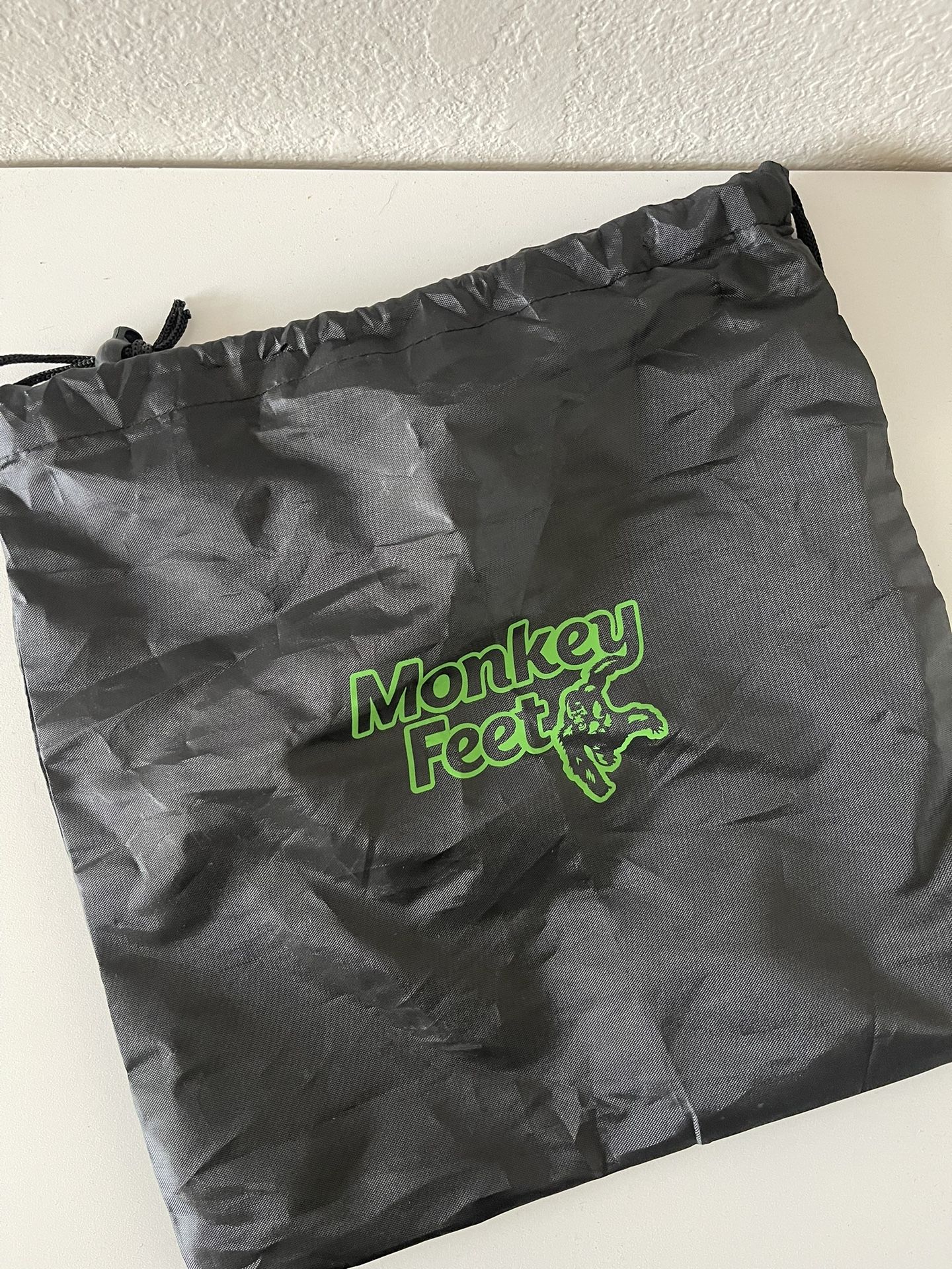 Monkey Feet, Black Dust Bag 12.5x12.5