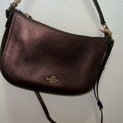 NEW Coach Chelsea Crossbody Purse- Pebble Leather 