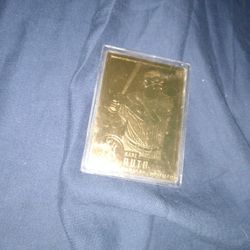 1996 22 Karat Gold Babe Ruth Factory Sealed