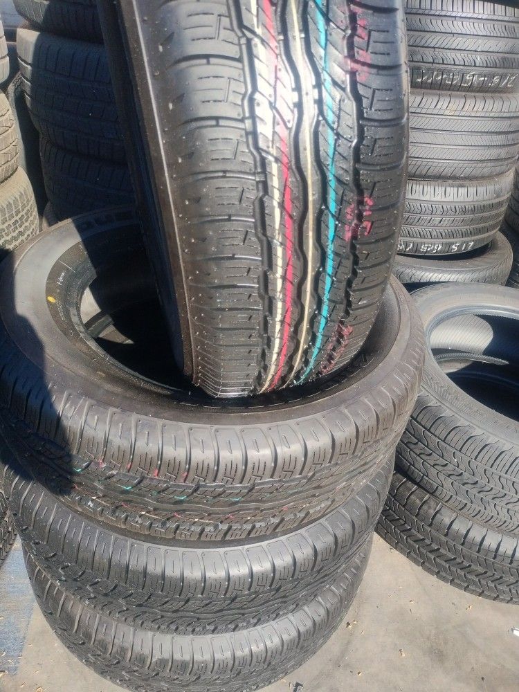 225/65/17/BRIDGESTONE $300 Semi New Four TIRES