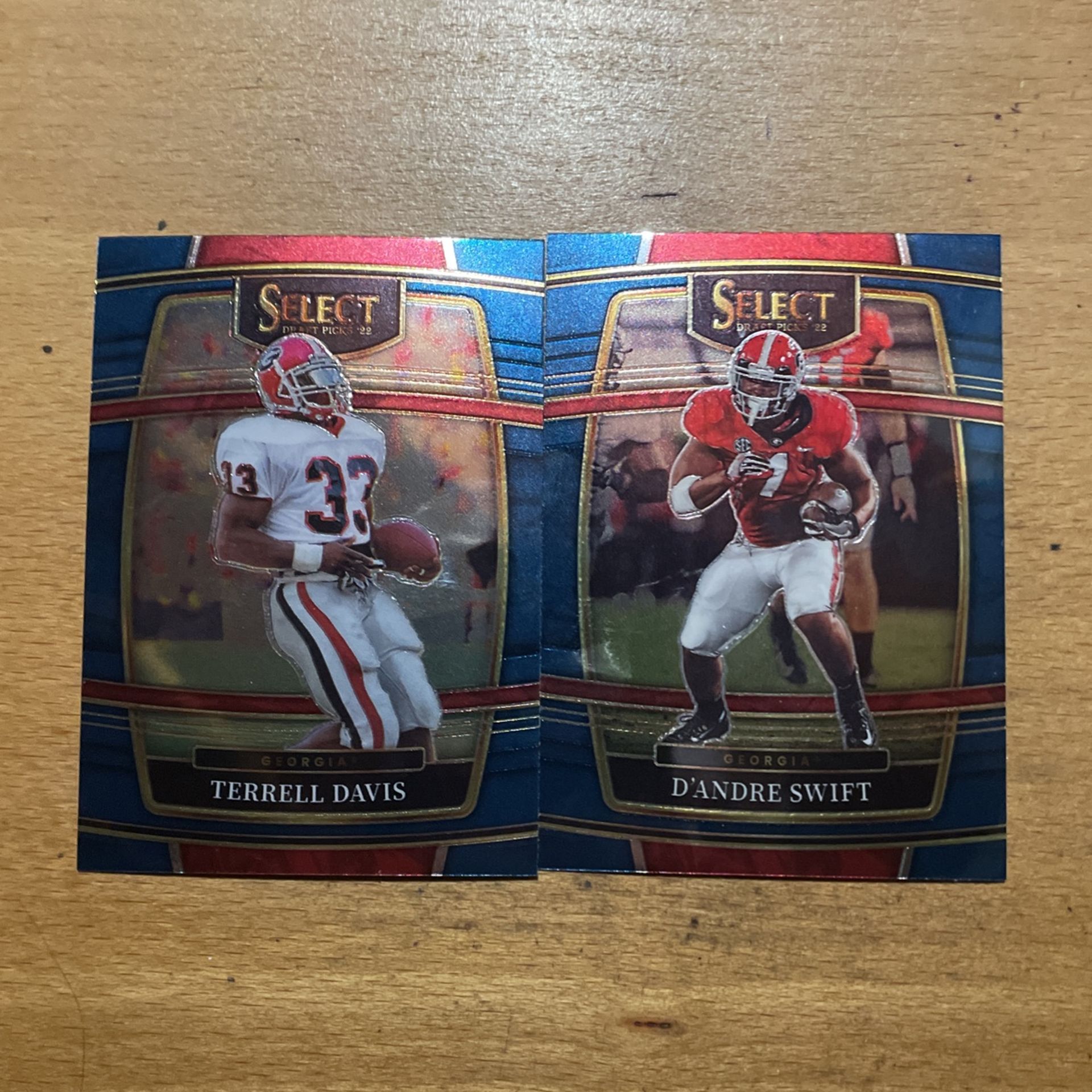 2022 SELECT DRAFT PICKS GEORGIA 2 CARD LOT 