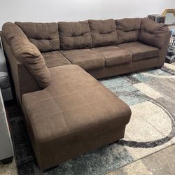 Sectional Sofa Free Delivery Brown L Shape Couch 