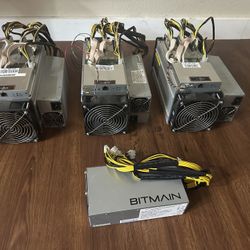 Antminer S9 ASIC Bitminer (3) Plus Extra PSU