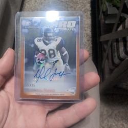 Marshall Faulk All Pro Autographs Orange 22/25