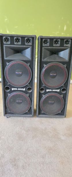 gem sound 3-way Speakers