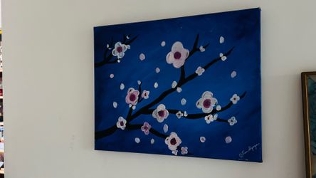blossoms art canvas