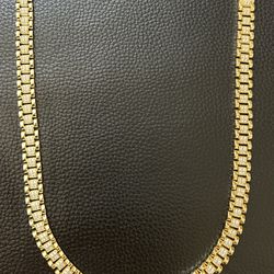 14k gold plated presidential link chain