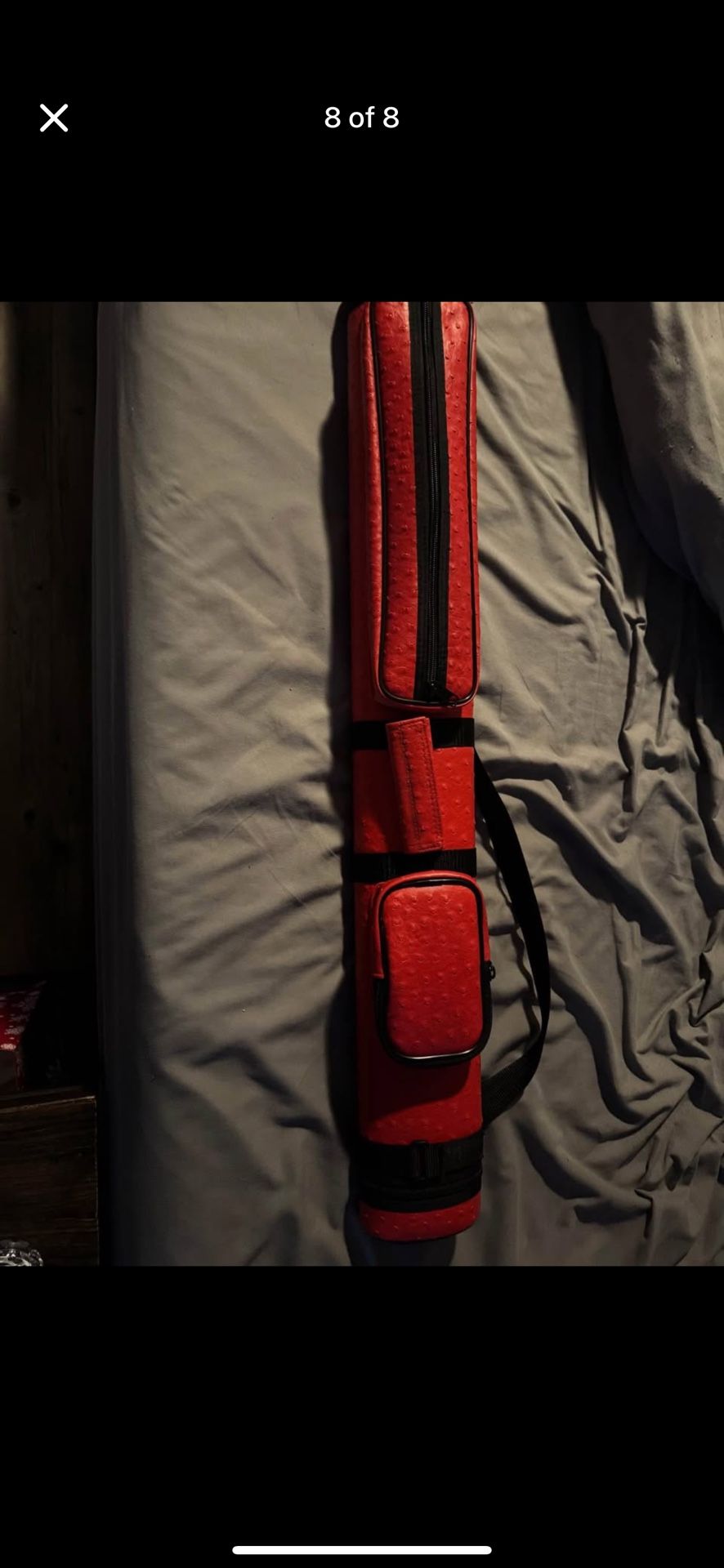 2 Voodoo Pool Cues With Alligator Case