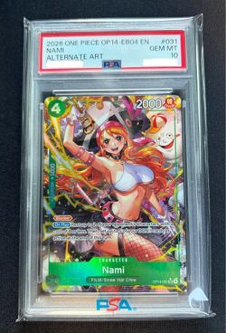 One piece Nami SR Alternate art