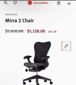 Herman miller Mirra 2 office chairs