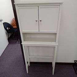 White Over The Toilet Storage Cabinet 