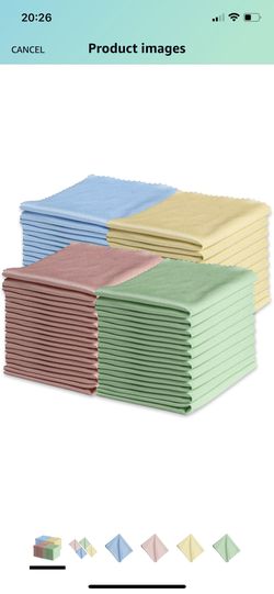 100 Microfiber Cleaning Cloth For Eyeglass, Screen, Lens