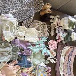 Bundle of baby girl clothes 3 to 6 months