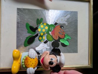 Disney picture and salt shaker