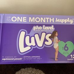 Diapers Size 6
