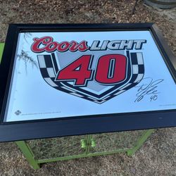 Beer Mirror NASCAR Coors Light 
