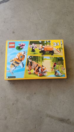 Brand New LEGO Creator 3 in 1 Majestic Tiger Building Toy - Build & Display Set for Kids, Girls & Boys, Ages 9+