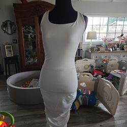White Stretch Dress