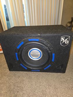 12 inch sub and box