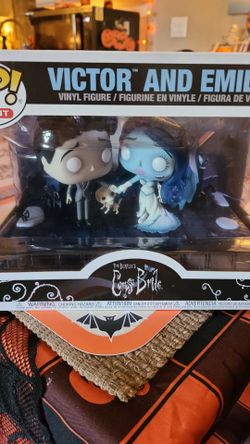 Corpse Bride Victor and Emily Funko Pop Spirit Halloween exclusive set