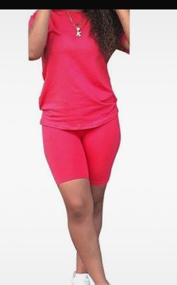 Women’s Clothes sets short & Tops sx new