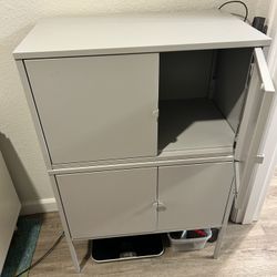 Ikea. Lixhult. Metal Cabnet. Double